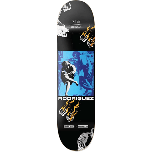 Primitive Rodriguez Gn'R Estranged Skateboard Deck -8.12 Black DECK ONLY