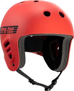 Protec Fullcut Classic Matte Bright Red- Helmet