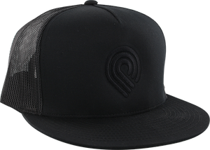 Powell Peralta Triple P Logo Mesh Skate HAT - Black 