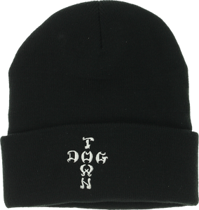 Dogtown Cross Letters BEANIE Black