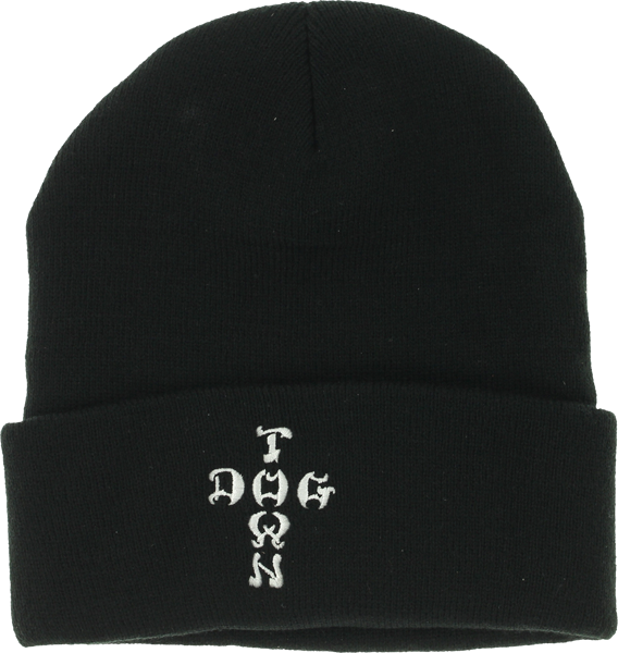 Dogtown Cross Letters BEANIE Black