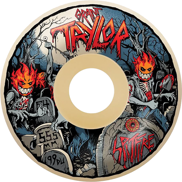 Spitfire Taylor F4 99a Undead 55.5mm Skateboard Wheels (Set of 4)