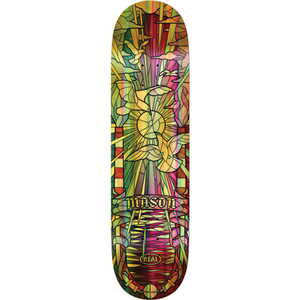 Real Silva Holo Cathedral Skateboard Deck -8.25 Gold Foil Tf DECK ONLY