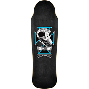 Birdhouse Hawk Skull 2 Skateboard Deck -9.37x32.5 Black Stain DECK ONLY