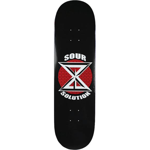 Sour Dk Logo Skateboard Deck -8.5 Black DECK ONLY