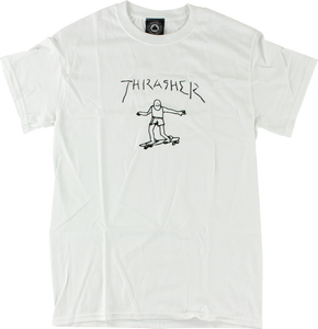 Thrasher Gonz Logo T-Shirt - White/Black