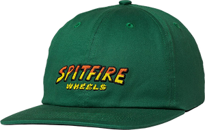 Spitfire Hell Hounds Script Strapback Skate HAT - Adjustable Dk.Green 