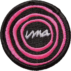 Uma Pelka Bullseye Patch 2" Black/Pink