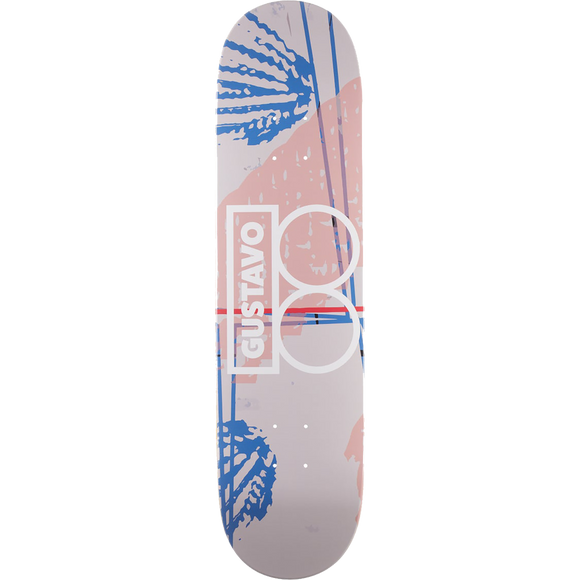 Plan B Gustavo Mixed Media Skateboard Deck -7.75 DECK ONLY