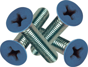 Standard Phillips Bolt 1" Blue Head