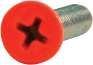 Standard Phillips Bolt 1" Orange Head