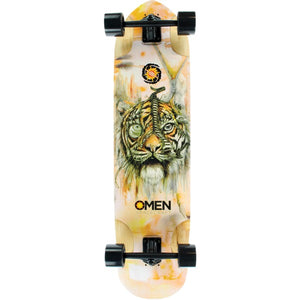 Omen Giza Tiger Roadster Complete Skateboard -9.67x36 