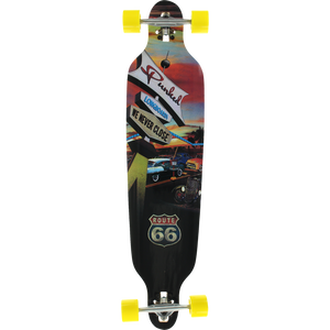 Punked Drop Through Complete Longboard -9x41.25 Diner