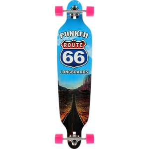 Punked The Run Drop-Thru Complete Longboard Skateboard -9x41.25  | Universo Extremo Boards Skate & Surf