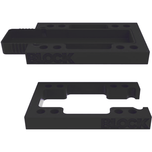 Block Riser Stashblock Risers Kit Black | Universo Extremo Boards Skate & Surf