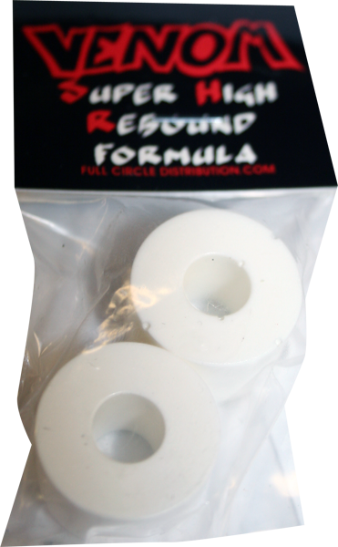 Venom (SHR) Downhilll-94a White Bushing Set  | Universo Extremo Boards Skate & Surf