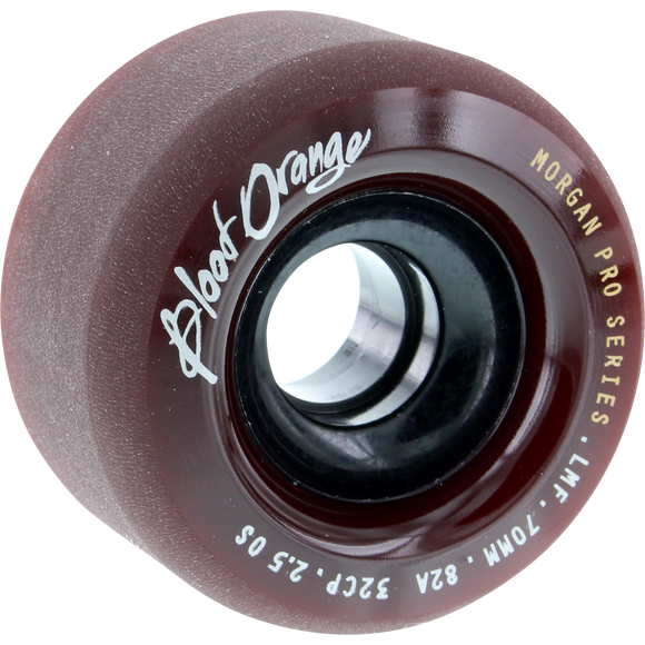 Blood Orange Morgan 70mm 82a Maroon Longboard Wheels (Set of 4)