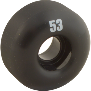 Essentials Black 53mm  Skateboard Wheels (Set of 4)