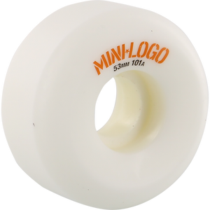 Mini Logo A-Cut 53mm 101a White  Skateboard Wheels (Set of 4)