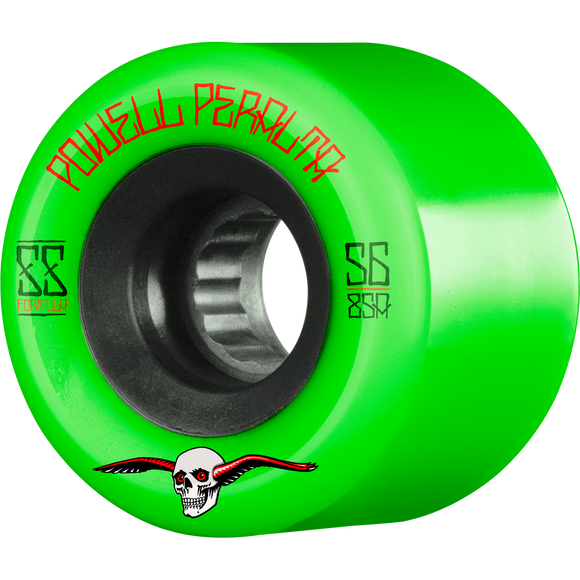 Powell Peralta G-Slides 56mm 85a Green/Black Skateboard Wheels (Set of 4) | Universo Extremo Boards Skate & Surf