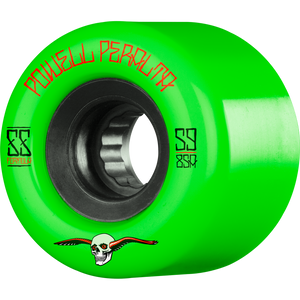 Powell Peralta G-Slides 59mm 85a Green/Black Skateboard Wheels (Set of 4)