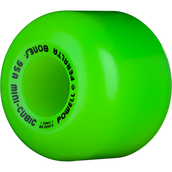 Powell Peralta Mini Cube (95a) Green 64mm Longboard Wheels (Set of 4)