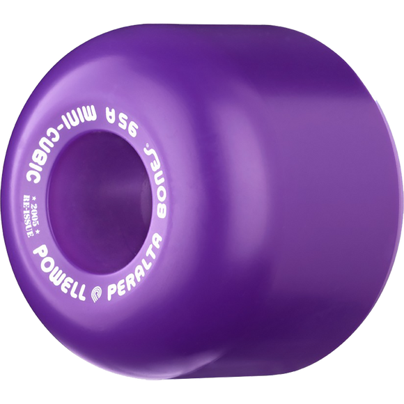 Powell Peralta Mini Cube (95a) Purple 64mm Longboard Wheels (Set of 4)