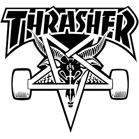 Thrasher Skategoat Board Large Decal Single