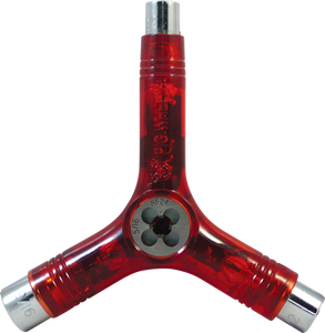 Pig Skate Skate TOOL - Red Transparent Trisocket/Threader