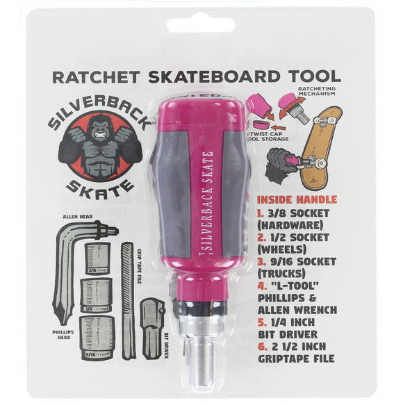 Silverback Skate Ratchet Tool Pink