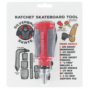 Silverback Skate Ratchet Tool Red