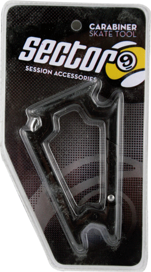 Sector 9 Carabiner Black Skate Tool