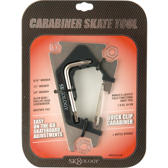 Sk8ology Carabiner II Tool Silver/Black