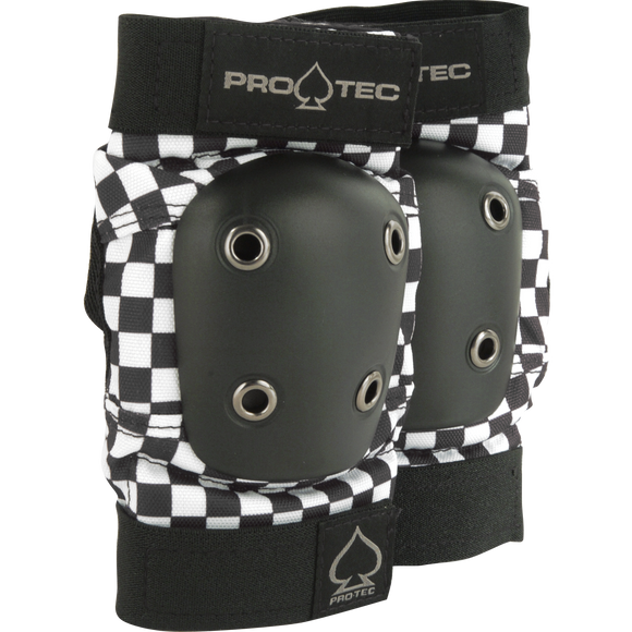 Protec Street Elbow L-Check Black/White 