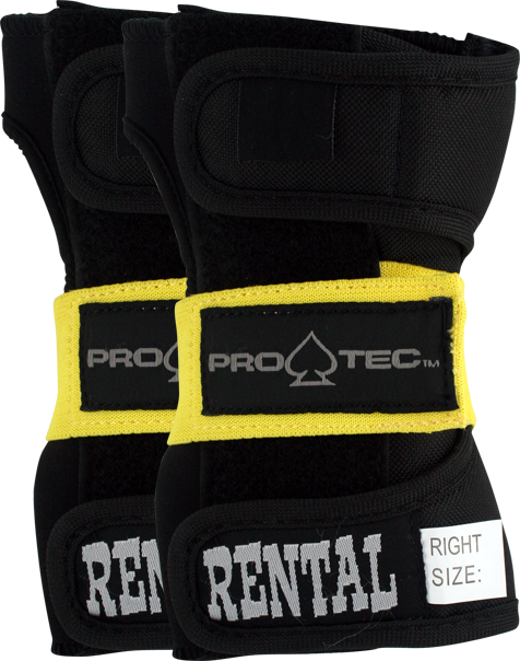 Protec Rental Wrist M-Black/Yellow 