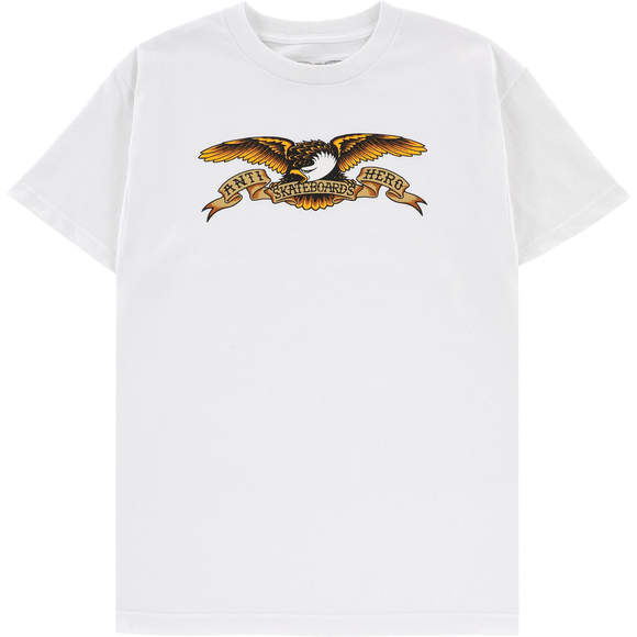 Antihero Eagle T-Shirt - Size: X-LARGE White/Blue Multi