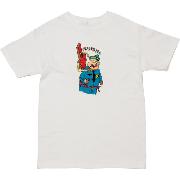 Deathwish Security Swine T-Shirt - Size: SMALL White