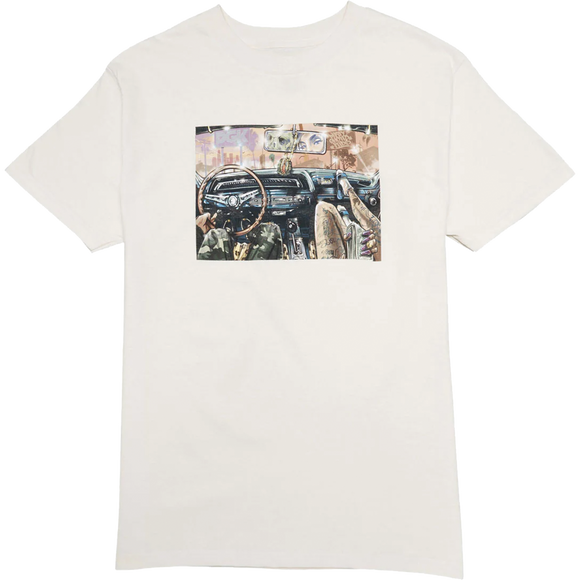 DGK Boulevard Kings T-Shirt - Size: MEDIUM Cream