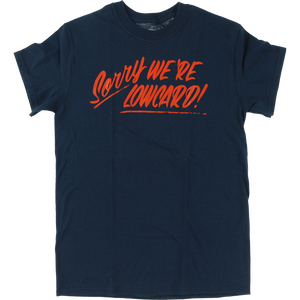 Lowcard Sorry T-Shirt - Size: SMALL Navy