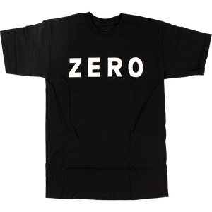 Zero Army Logo T-Shirt - Size: SMALL Black/White