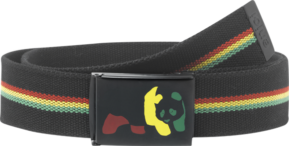 Enjoi Rasta Panda Web Belt Black | Universo Extremo Boards Skate & Surf