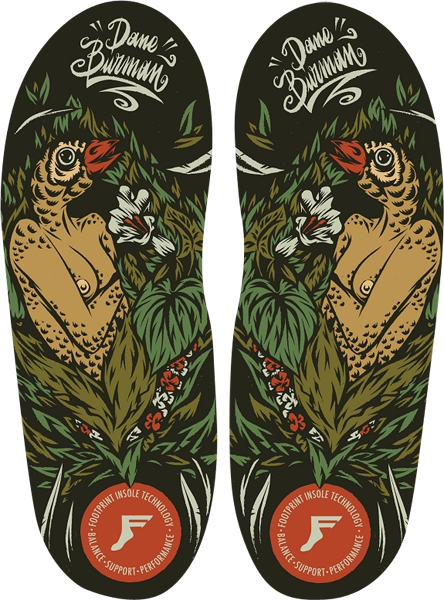 Footprint Burman Hi Profile Kingfoam 7-7.5 Insole | Universo Extremo Boards Skate & Surf