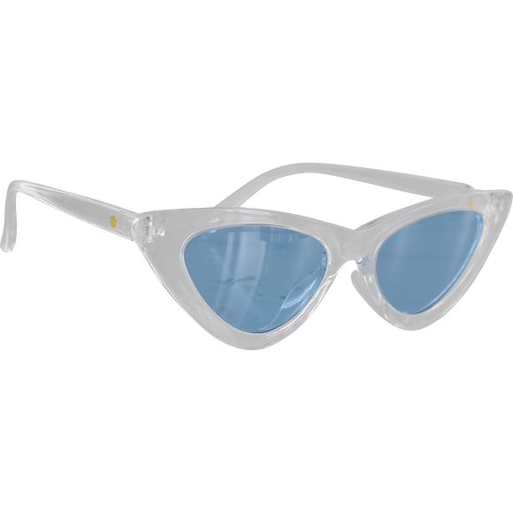 Glassy Billie Clear/Blue Sunglasses Polarized