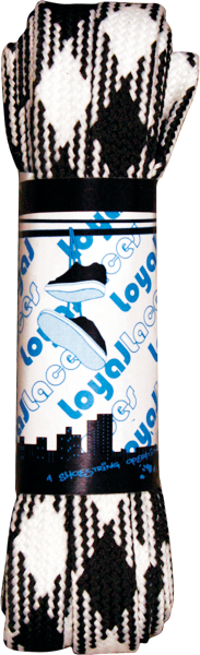 LOYAL LACES SINGLE SET - WIHTE/BLACK