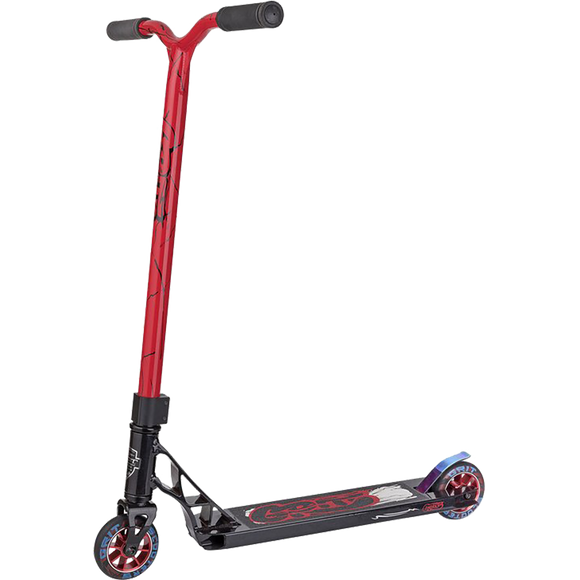 Grit Fluxx Scooter - Color:  Satin Black/Red Black Quake