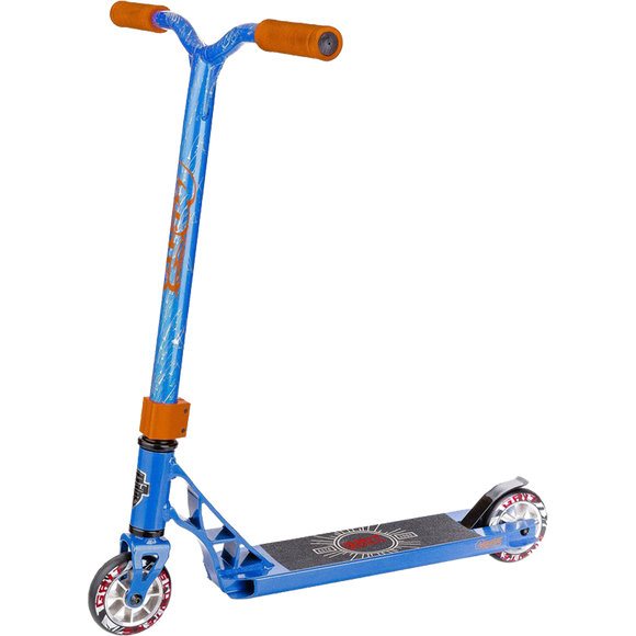 Grit Fluxx Mini Scooter - Color:  Satin Blue/Silver Laser