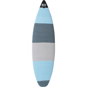 O&E Ocean & Earth Shortboard Stretch Cover 5'8" Blue Stripe