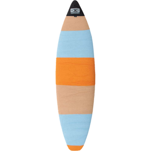 O&E Ocean & Earth Shortboard Stretch Cover 6'6" Orange Stripe