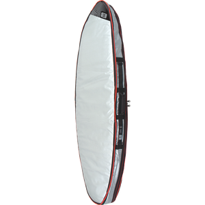 O&E Ocean & Earth Barry Basic Double Shortboard Cover 6'8" Silver