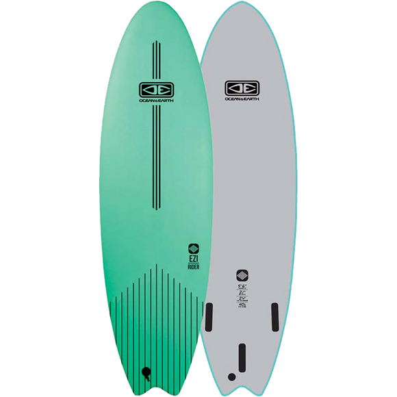 O&E Ocean & Earth Ezi-Rider Softboard 5'6